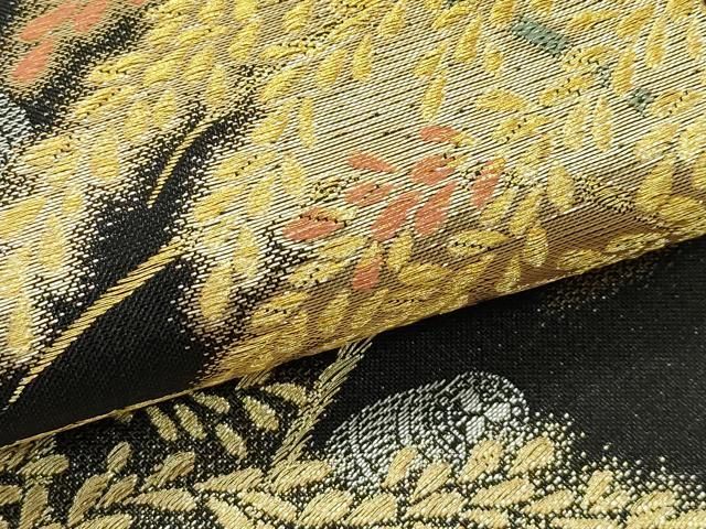 平和屋着物□極上 西陣 皇室 総理大臣献上作家 青木兄弟 六通柄袋帯 米