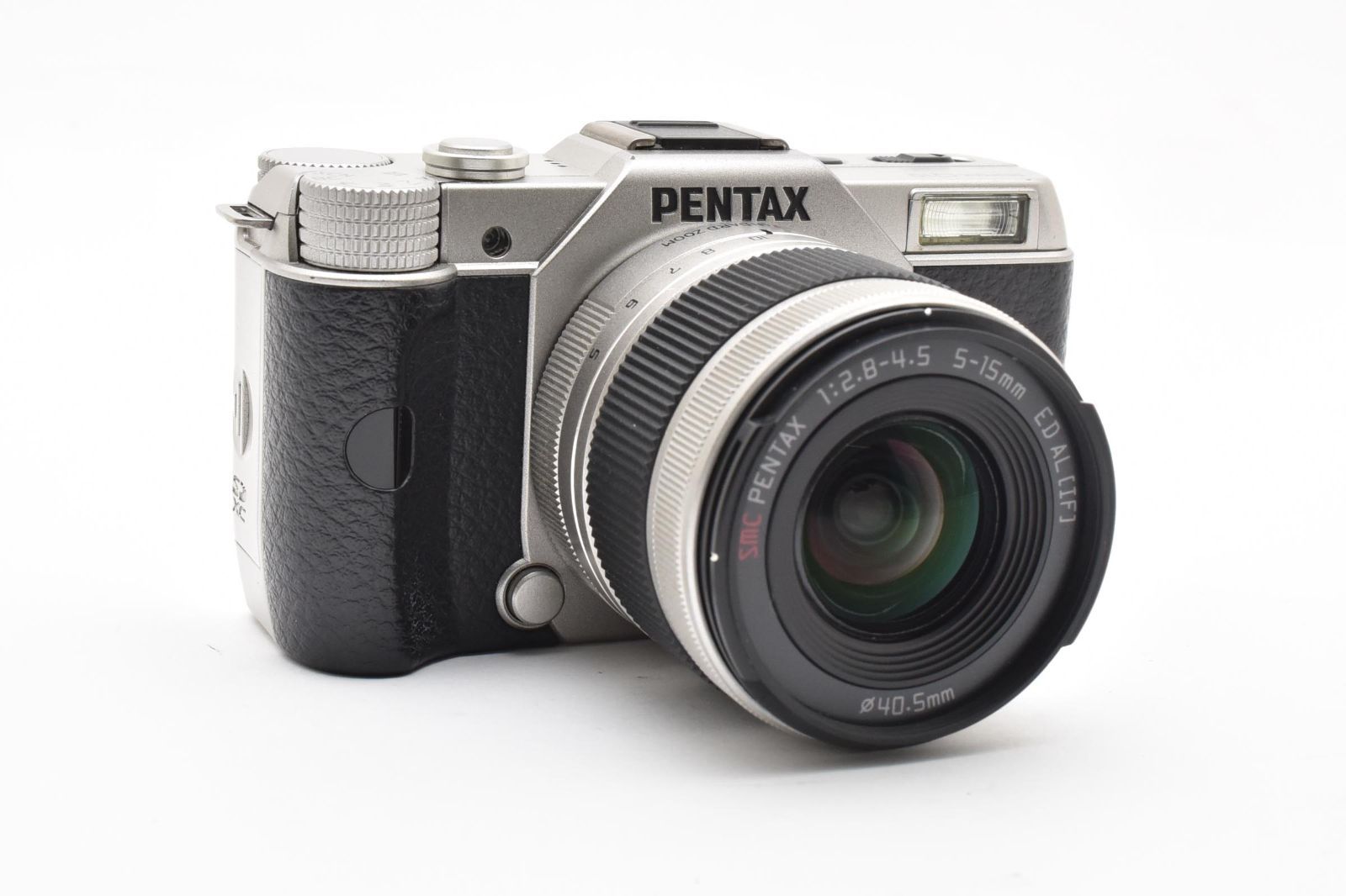 □美品□ ペンタックス PENTAX Q10 シルバー ダブルレンズキット 中古
