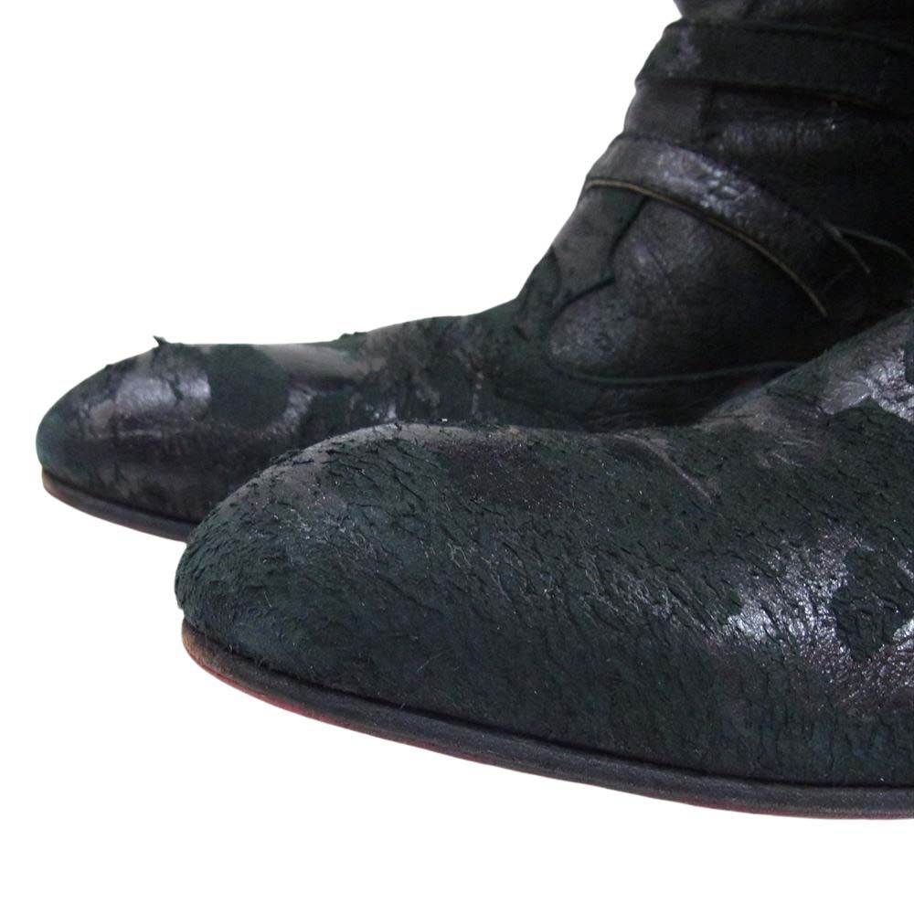 ヒロムタカハラ HIROMU TAKAHARA Deer skin Long Boots ディアスキン 