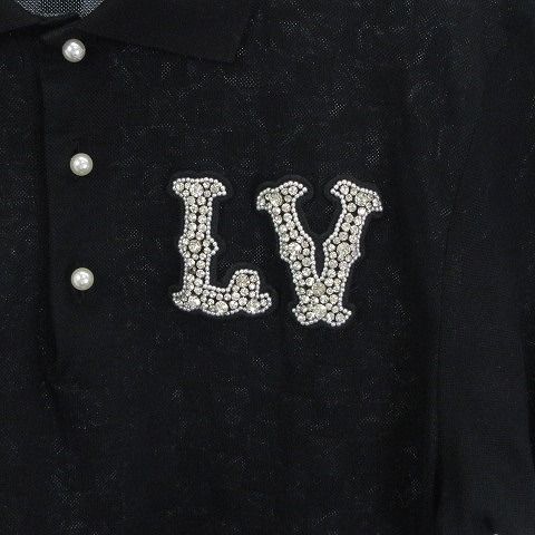 ルイヴィトン LOUIS VUITTON 24SS 美品 RM241 コットンピケポロ