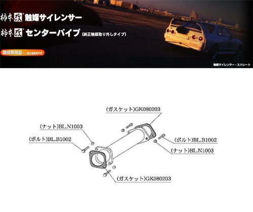 柿本_改]E-(C)S14 シルビア_K's(SR20DET / 2.0 / Turbo_H05/10～H11/01)用触媒ストレート[NSP301][ 競技専用品] - メルカリ