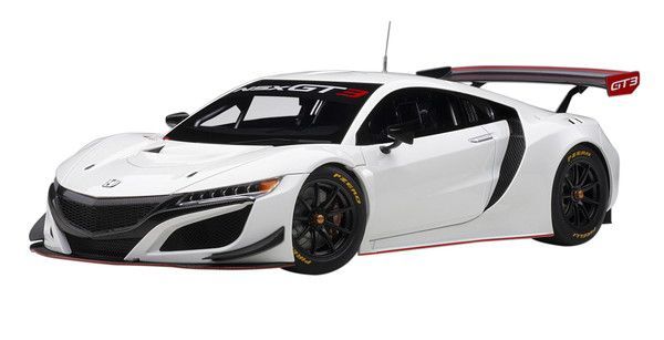 新品 AUTOart 1/18 ホンダ NSX GT3 2018 ホワイト 完成品ミニカー