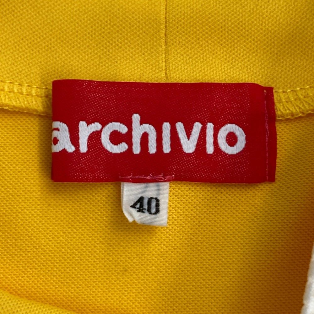 サイズ：40 ARCHIVIO アルチビオ ハイネックノースリーブシャツ アイス