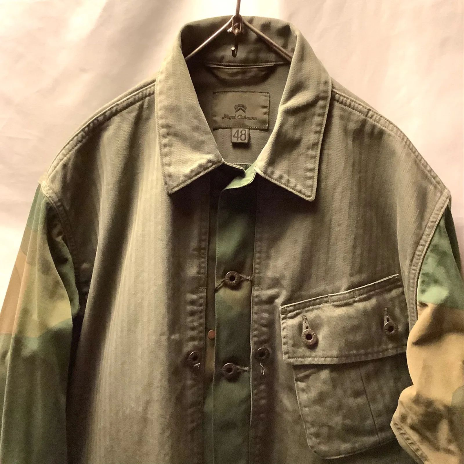新品 Nigel Cabourn MAIN LINE “FATIGUE JACKET-CAMO