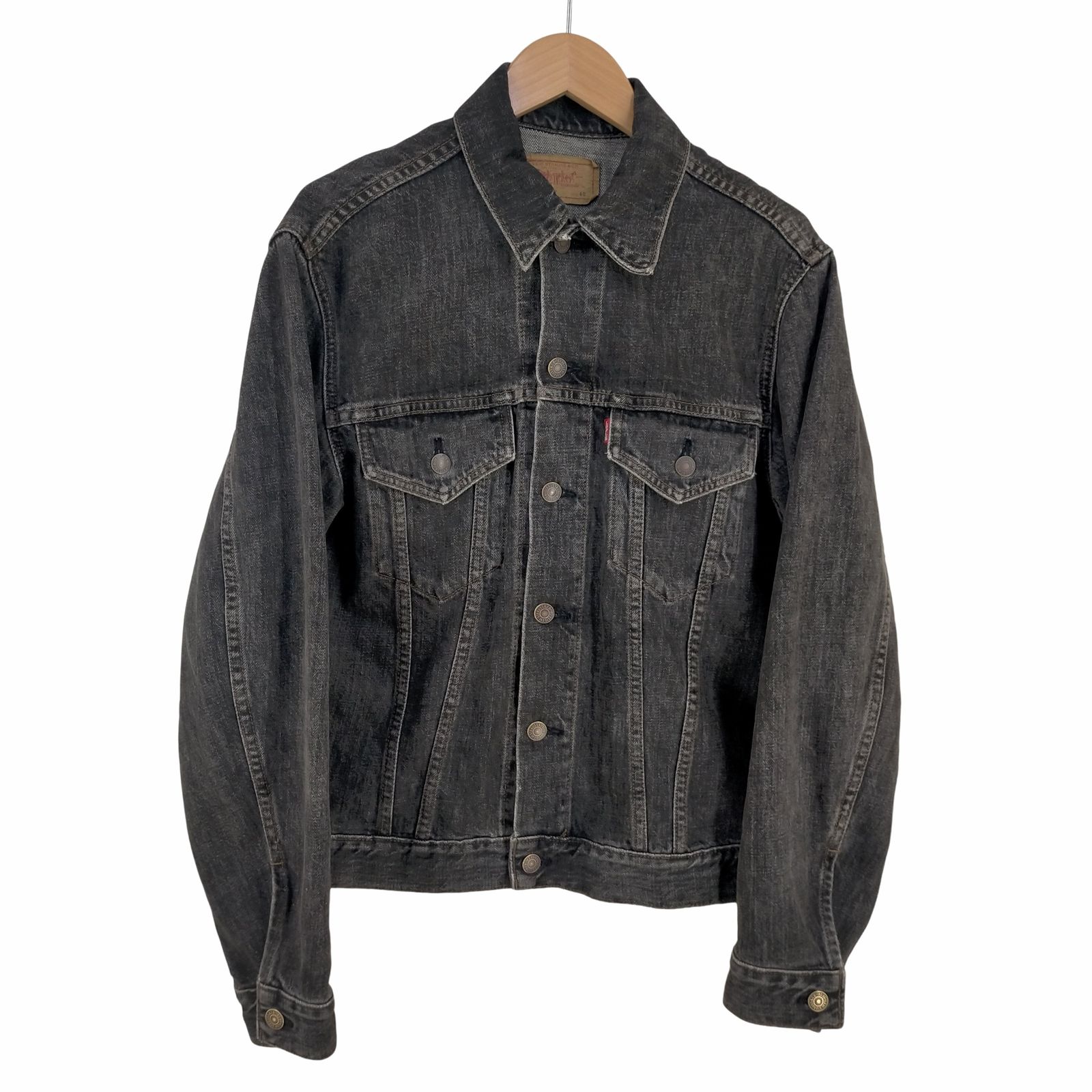 リーバイス Levis 日本製 70507-0257 先染め ブラック デニム