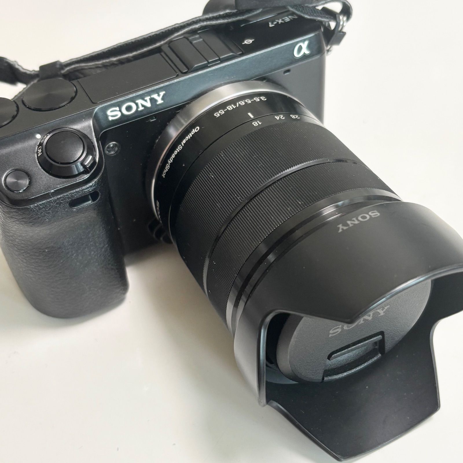 SONY|ソニー|NEX-7|α|ミラーレス一眼カメラ|ブラック|バッテリーつき|動作品|稼働品|