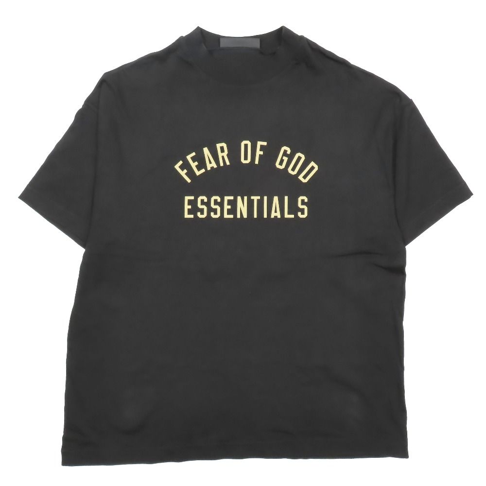 25SS FOG ESSENTIALS エッセンシャルズ ARCH LOGO SS TEE アーチロゴ ロゴ プリント Tシャツ カットソー 半袖 ブラック XS レディース 古着