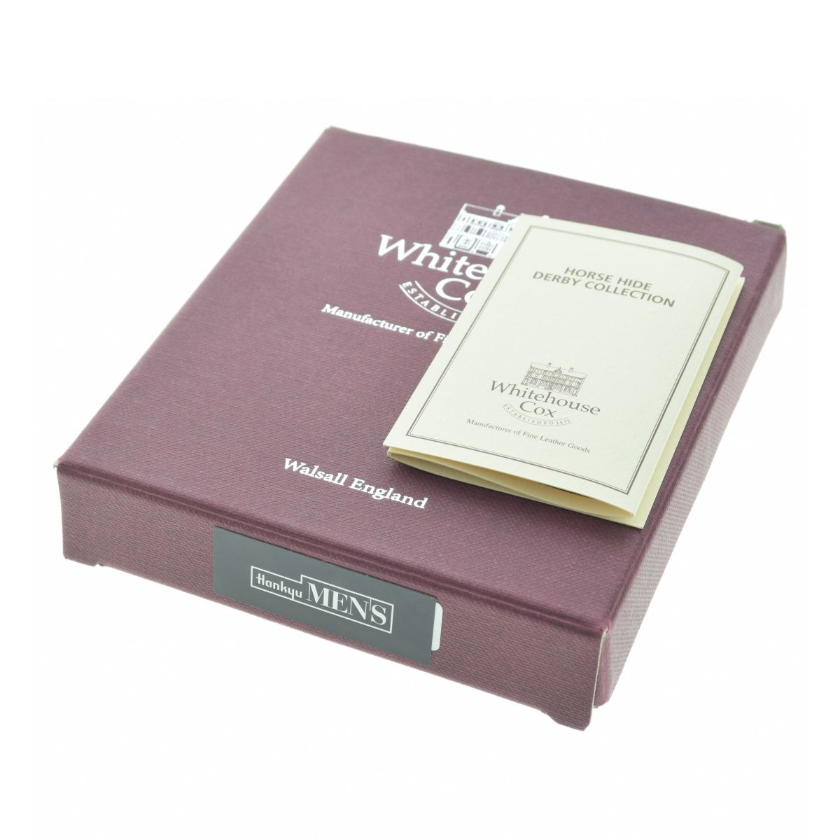 Whitehouse Cox DerbyCollection 名刺入れ WhitehouseCox】DERBY COLLECTION ホースハイド レザー 名刺入れ