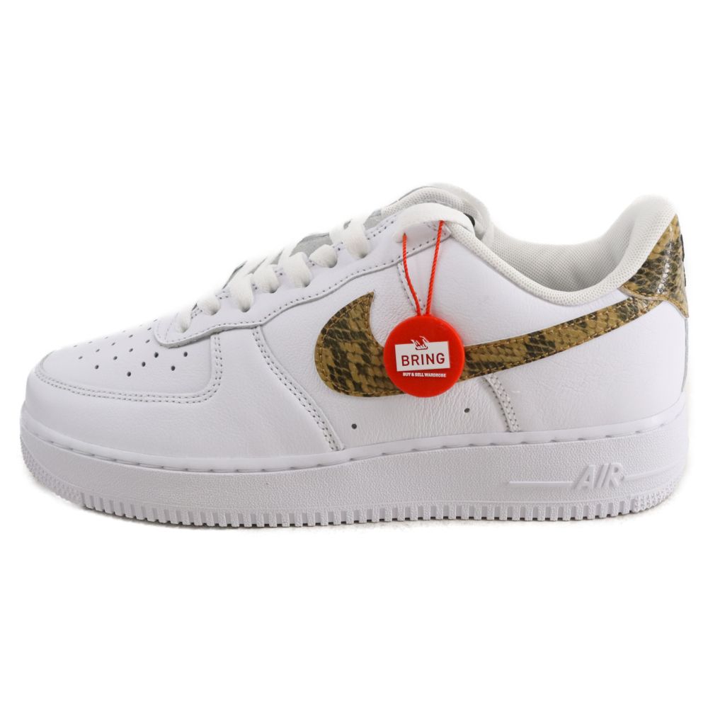 NIKE (ナイキ) AIR FORCE 1 LOW RETRO PRM QS AO1635-100 エアフォース スネーク ローカットスニーカー ホワイト US9.5/27.5cm