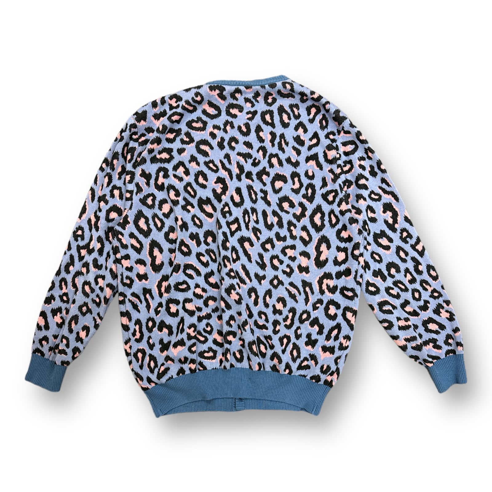 WACKO MARIA レオパード コットン ニット カーディガン LEOPARD 