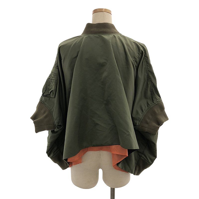 sacai ミニタリーフードケープコート