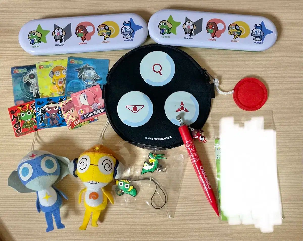 【雷市場（ポンジャン）商品韓国直送】 ケロロ グッズ まとめ売り 岐路に立つ シャープペンシル 筆箱 パズル 等