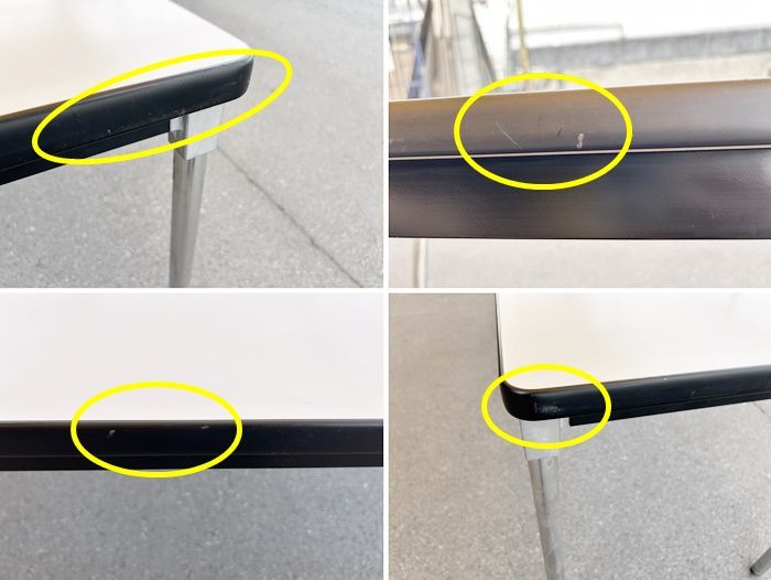 アジャスター付き 長方形テーブル