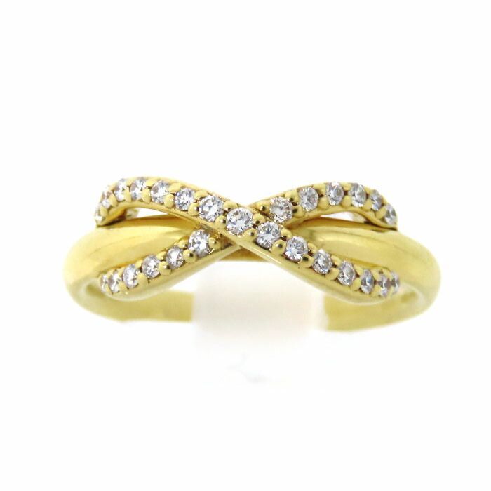 TIFFANY&Co ティファニー インフィニティ ダイヤ リング K18YG