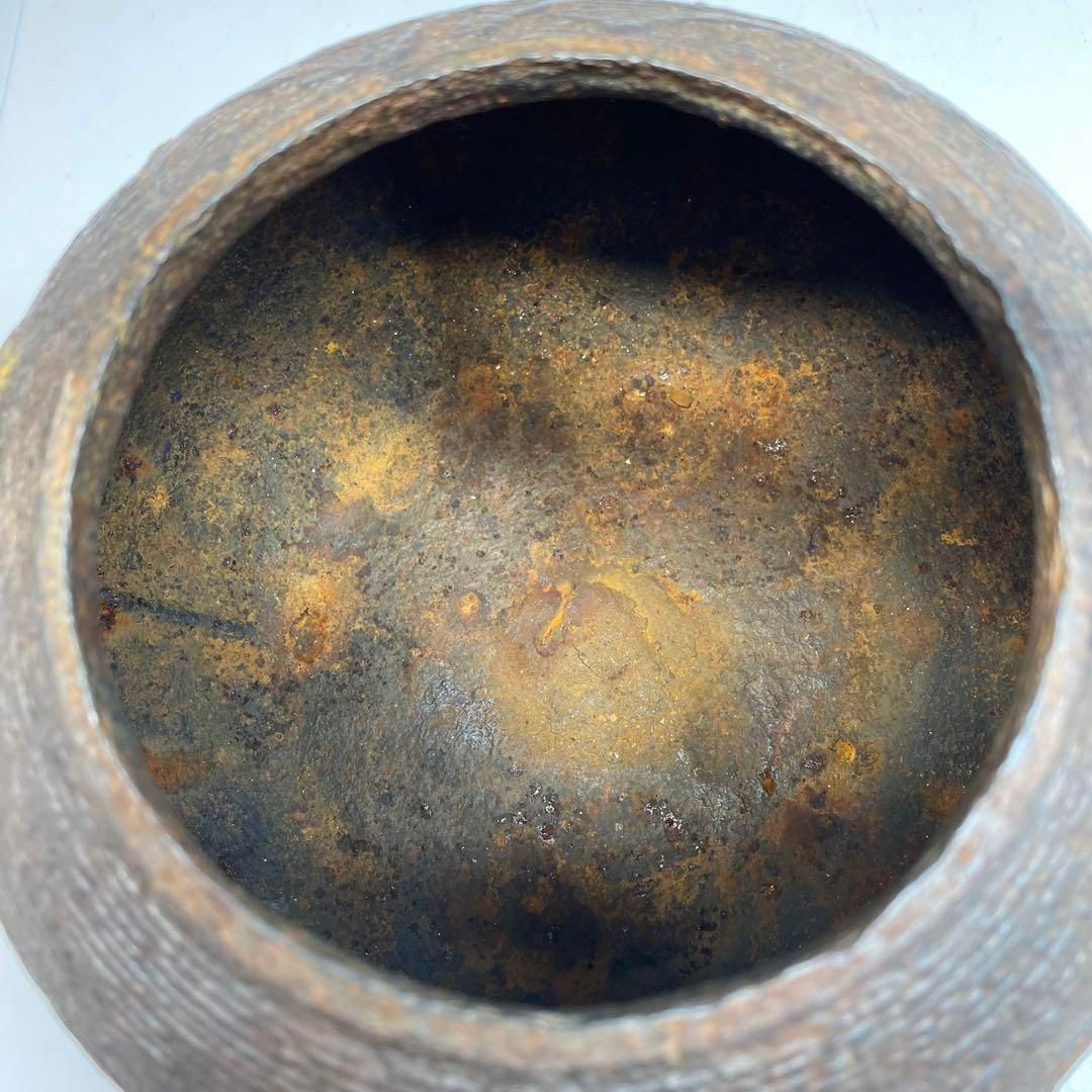 名主　松山城造　無銘　糸目手取釜　山水地紋　鉄瓶　宮崎寒雉誠　トサエ　1722g 名主 松山城造 無銘 糸目手取釜 山水地紋 鉄瓶 宮崎寒雉誠 トサエ