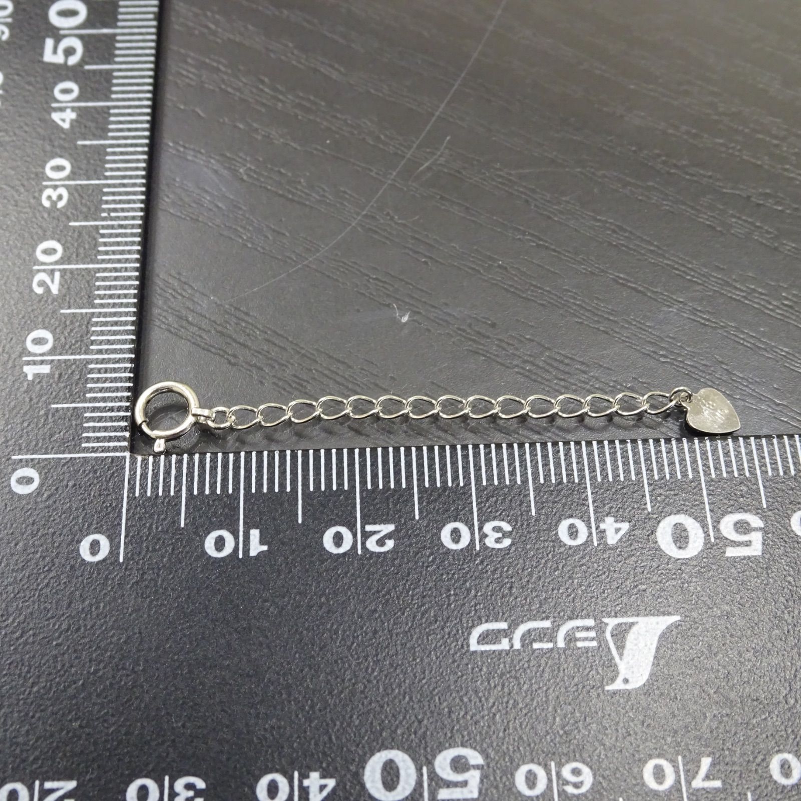 18金ホワイトゴールド GOLD K18WG 750 ネックレス用 アジャスター 5cm 