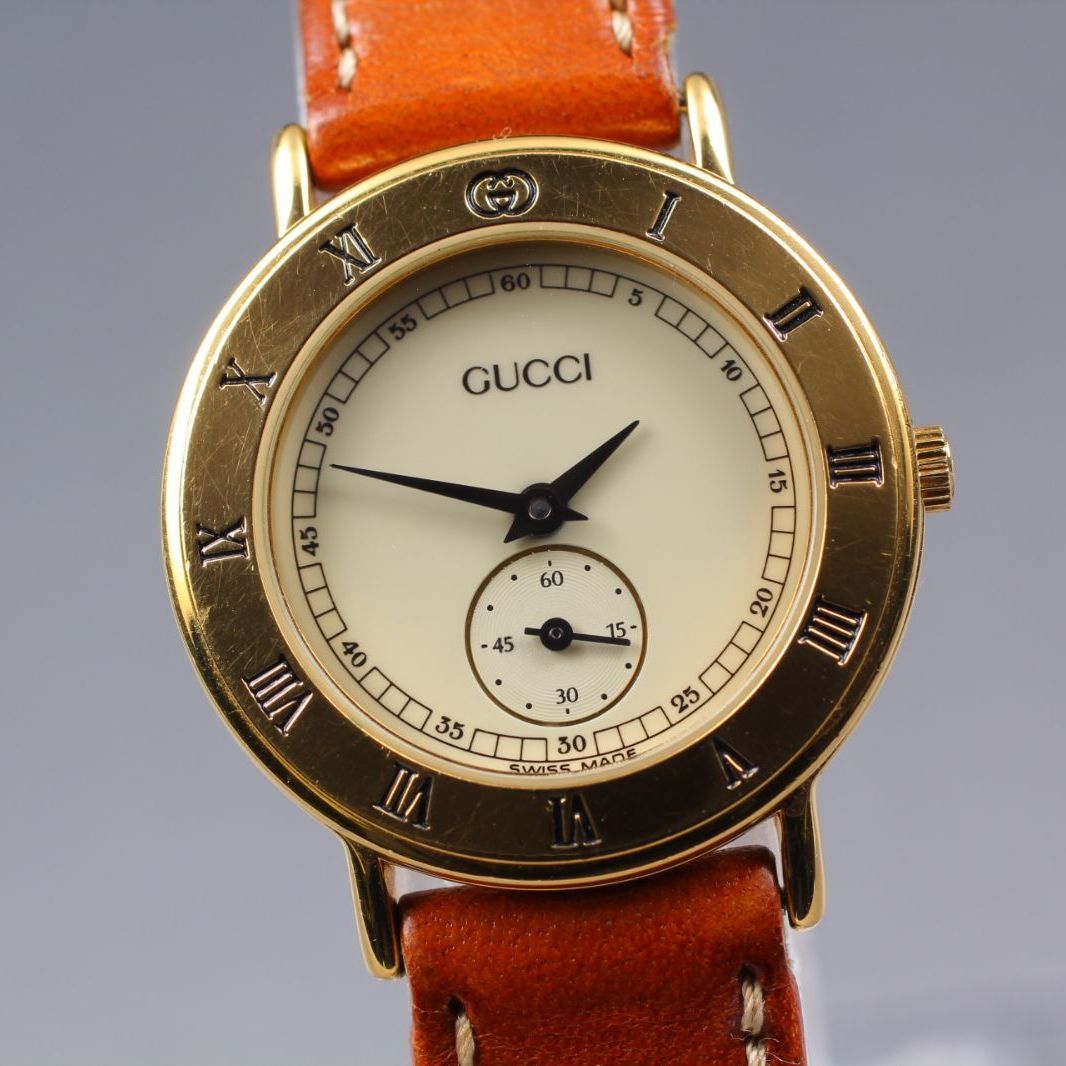 GUCCI グッチ スモールセコンド 3000.2.L スモセコ ゴールド GUCCI グッチ スモールセコンド 3000.2.L スモセコ ゴールド