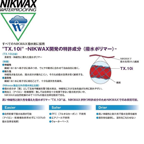 NIKWAX ニクワックス ツインパック EBEP01 アウトドア テックウォッシュ ダイレクトウォッシュイン 防水 撥水 洗濯洗剤