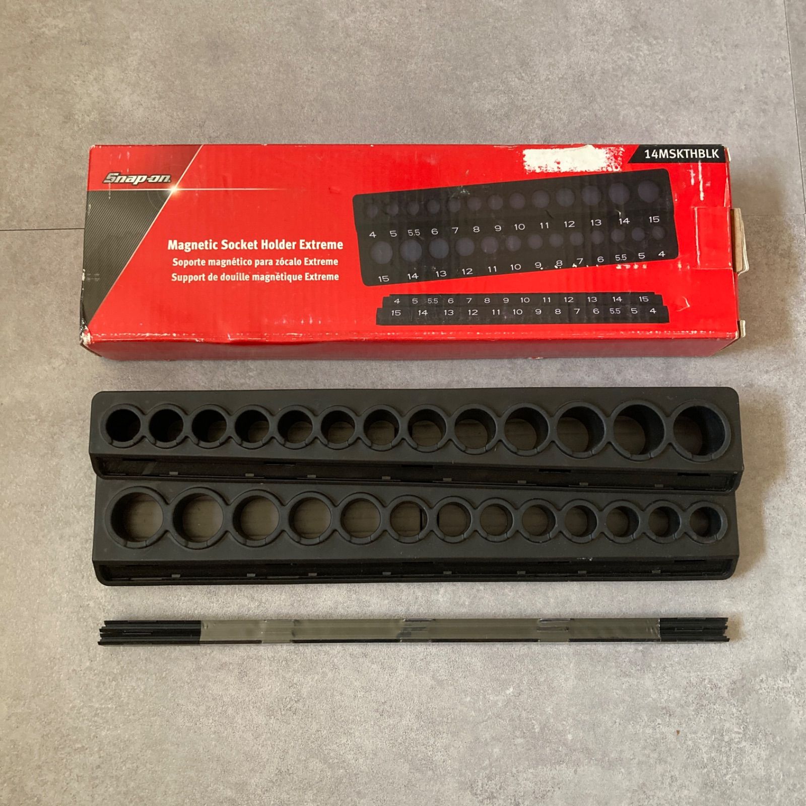 Snap-on スナップオン マグネットソケットホルダー 14MSKTHBLK ブラック