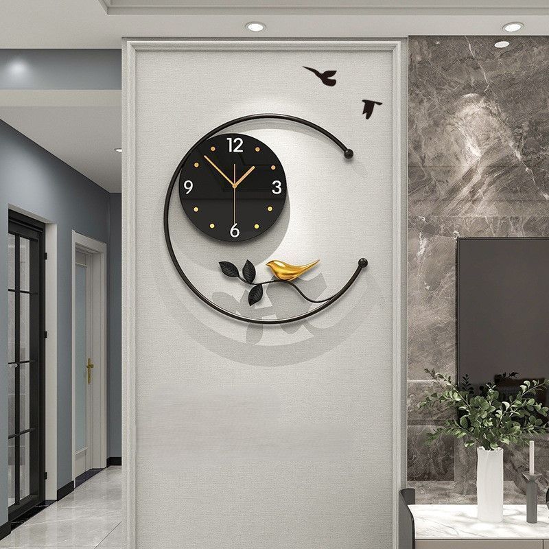 壁時計 時計 壁掛け モダン シンプル ブラック ホームクロックポインター オフィス リビング 寝室 おしゃれ 北欧 アナログ インテリア - メルカリ
