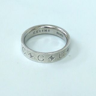 CELINE セリーヌ　リング　マカダム　シルバー　14号 CELINE セリーヌ マカダム シルバー リング 指輪 14号 - メルカリ