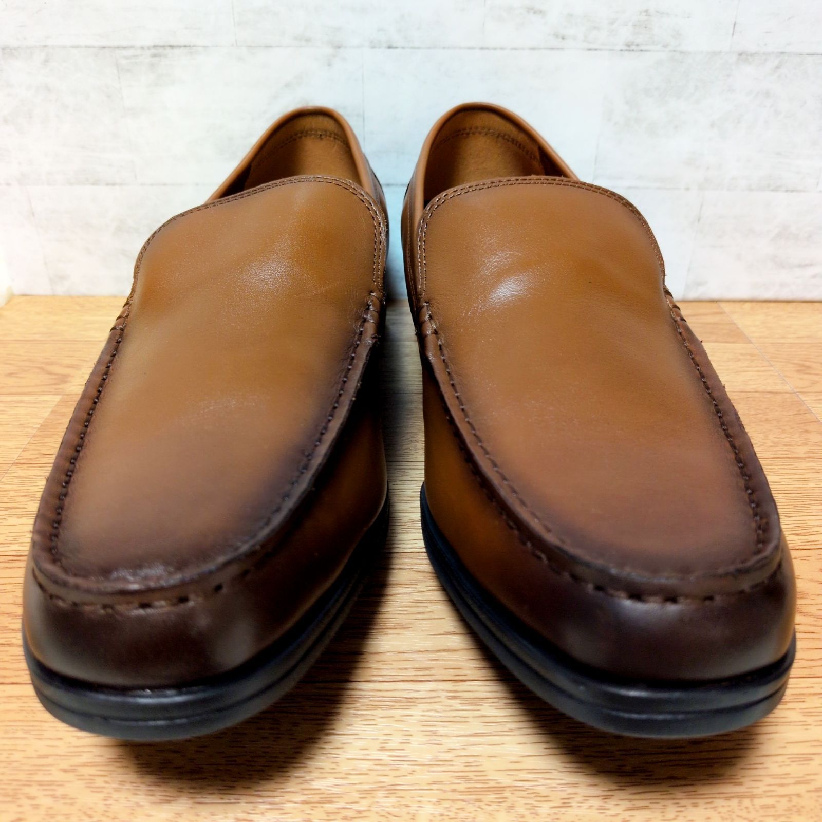 texcy luxe メンズビジネスシューズ 本革 26.0 cm EEE ブラウン