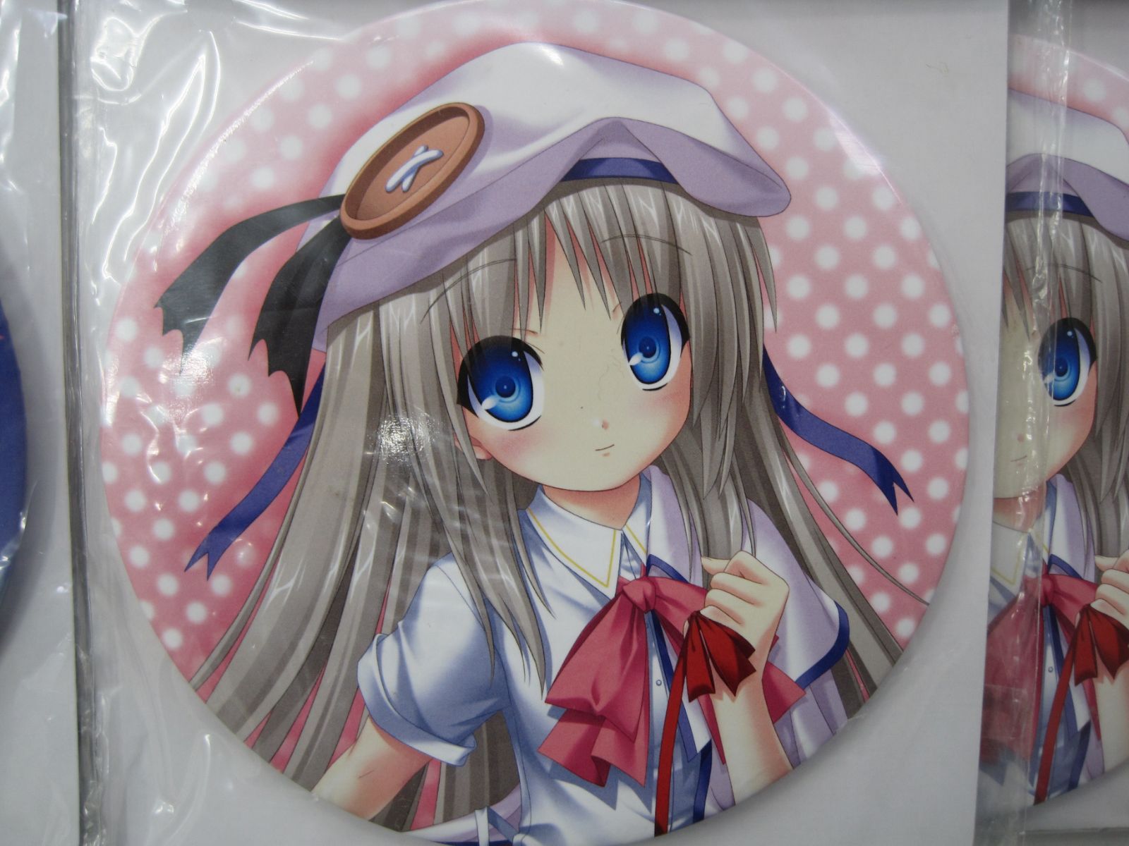 新品】 リトルバスターズ ビッグ缶バッジ 5点セット 能美クドリャフカ