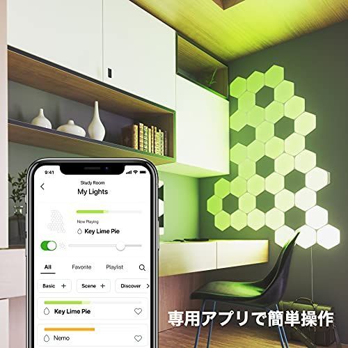 Nanoleaf(ナノリーフ) Shapes Hexagon (シェイプス ヘキ