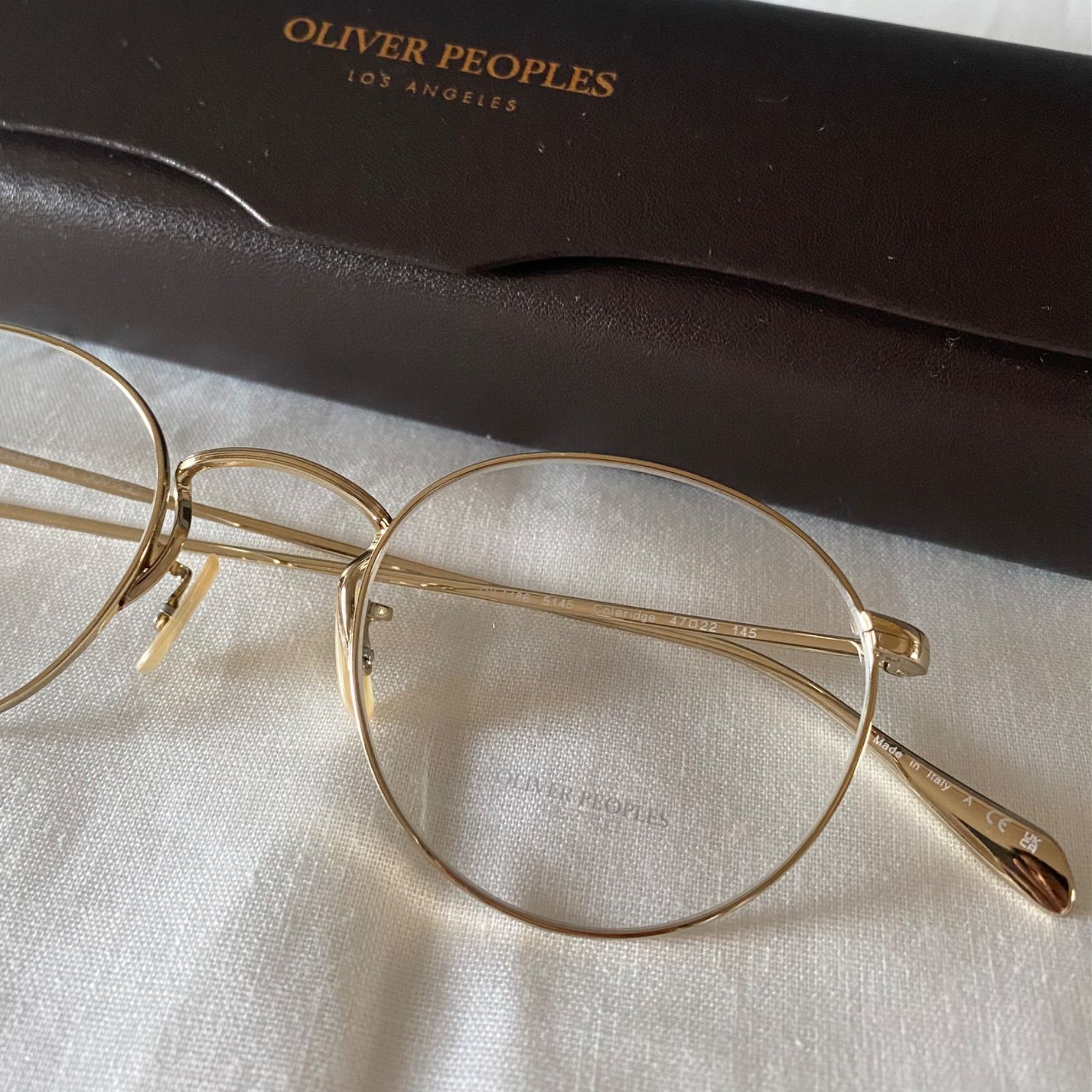 OV267 新品 OLIVER PEOPLES Coleridge メガネ - nayaabhaandi.com