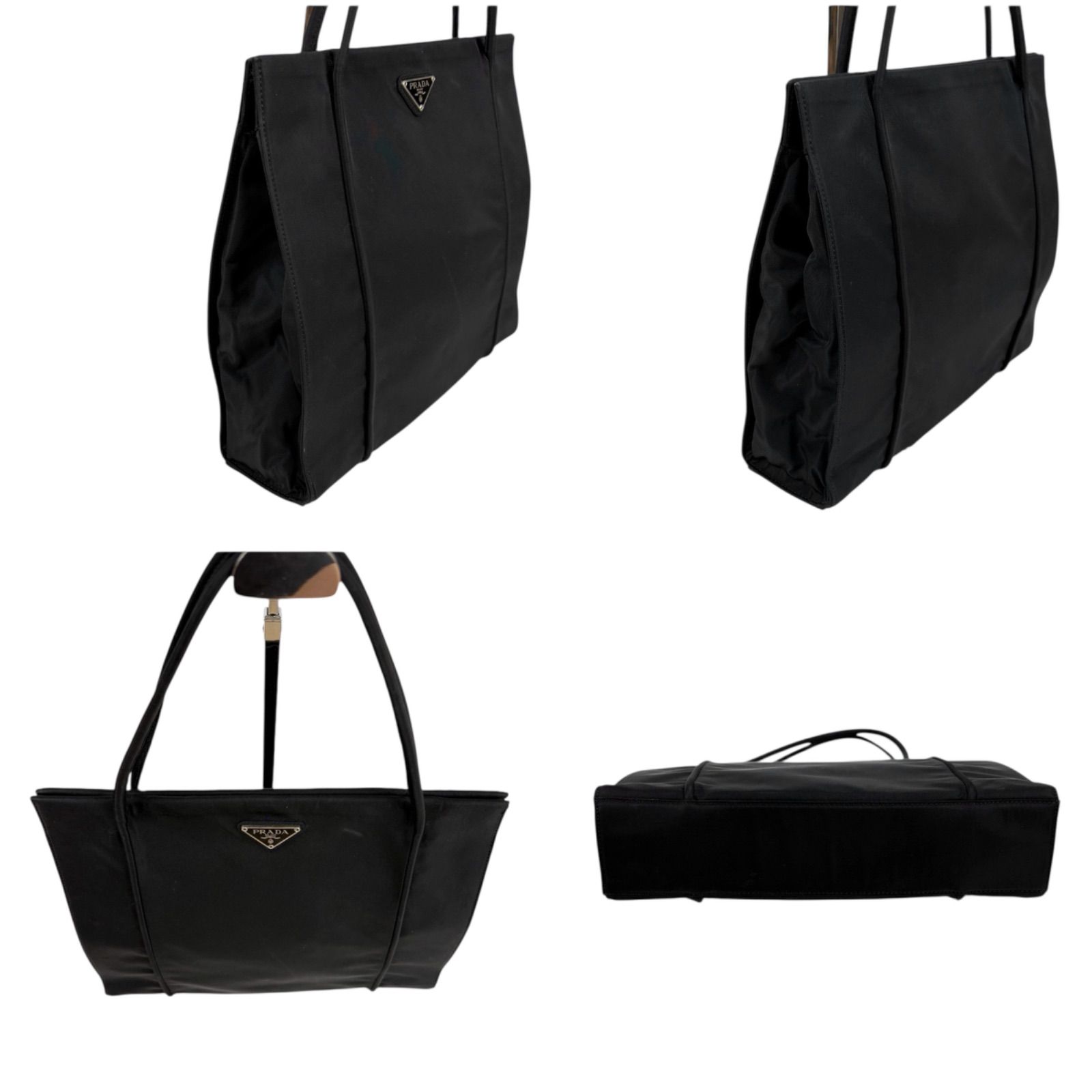 プラダ　PRADA ミニトートバッグ　ブラック　テスートナイロン プラダ PRADA ミニトートバッグ テスートナイロン ブラック