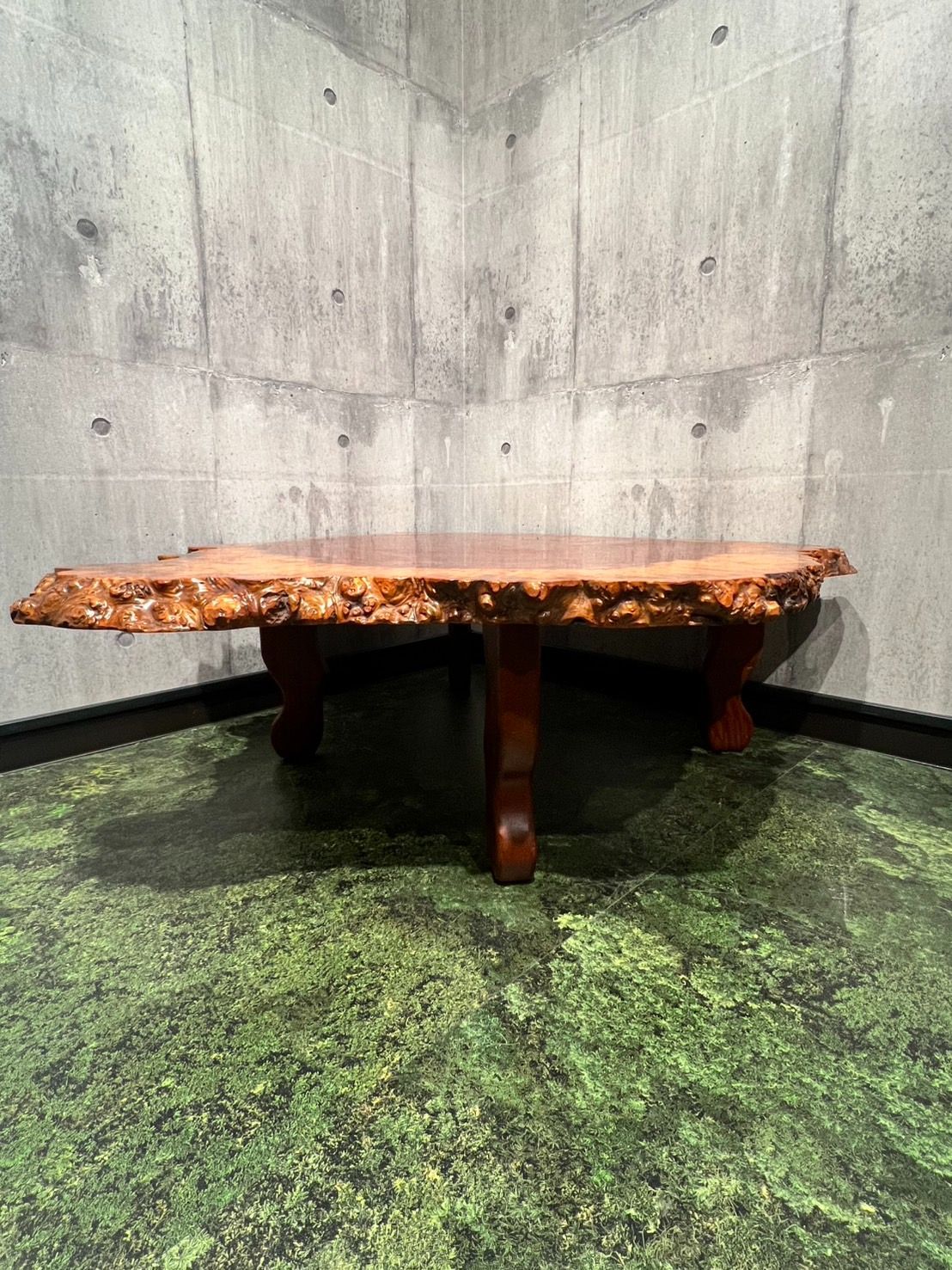 花梨 玉杢 葡萄杢 108×90cm 板厚約4.2cm~約5cm