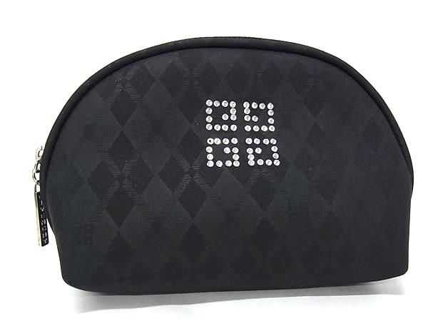 □美品□ GIVENCHY ジバンシィ ナイロン ロゴ ラインストーン