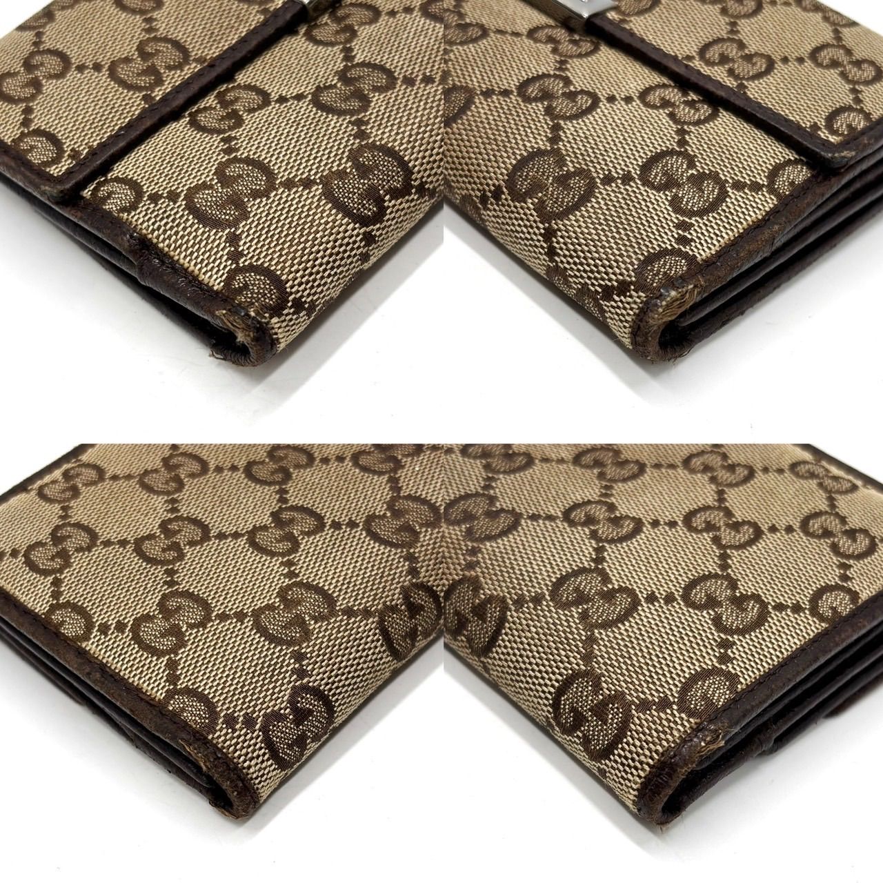 【良品】GUCCI GGキャンパス 長財布 楽天市場】【財布】GUCCI グッチ GGキャンバス 2つ折長財布