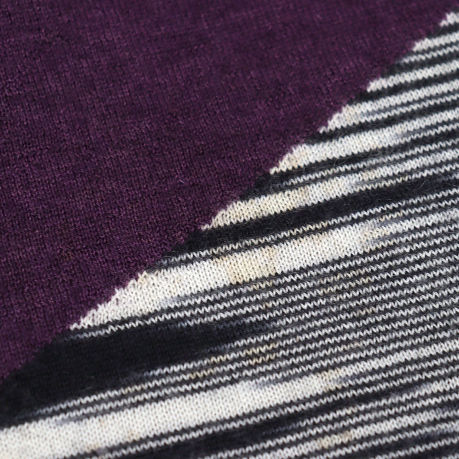 【MISSONI】未使用品 ミッソーニ 幾何学柄模様カーディガン イタリア製 ドンドン見直し】良品○Missoni ミッソーニ カシミヤ シルク