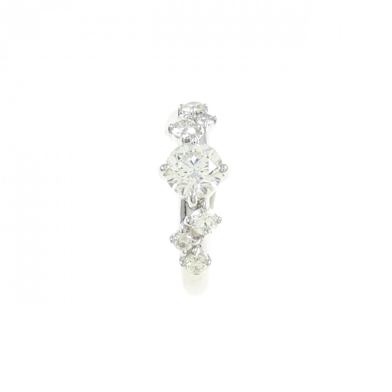 PT950 ダイヤモンド イヤーカフ 0.35CT 片耳