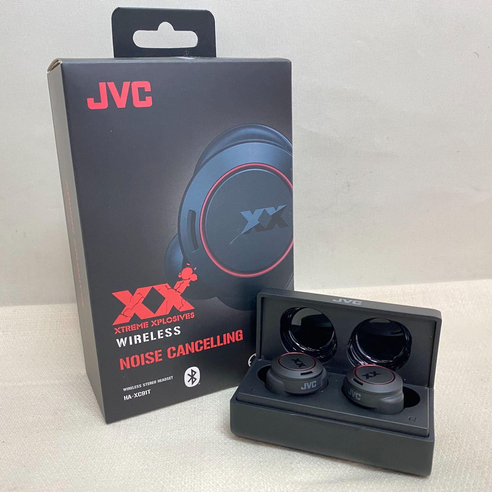 浜館46-607 店舗併売品 JVC HA-XC91T 完全ワイヤレスイヤホン 品