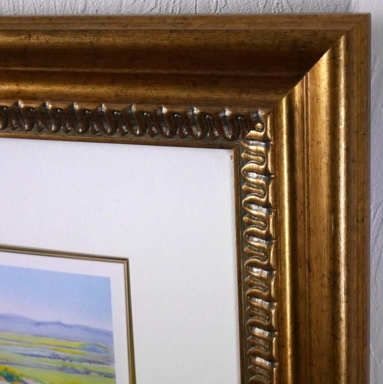 スペイン 絵画 風景画 海 花 絵 リトグラフ 版画 ダニーロ