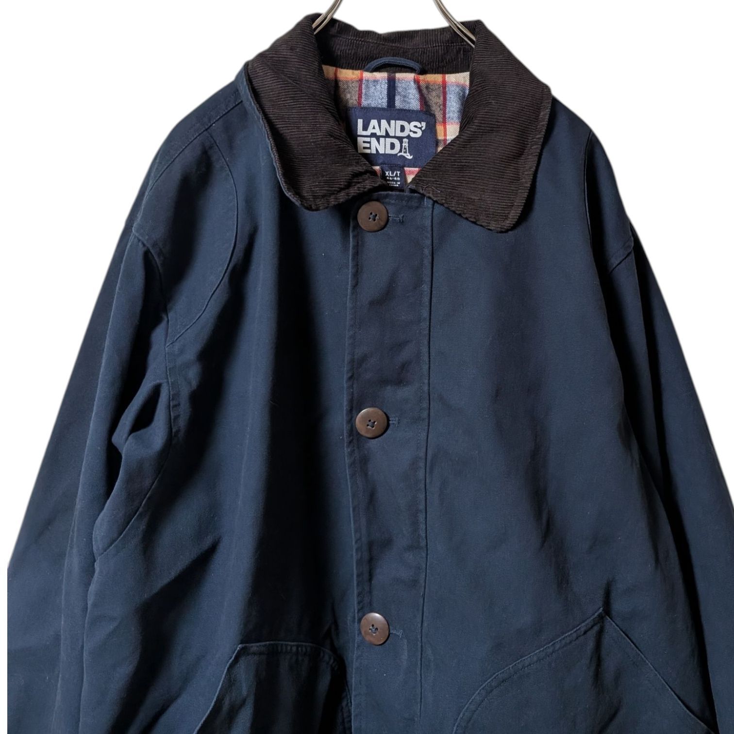 LANDS' END/ランズエンド】襟コーデュロイ ハンティングジャケット