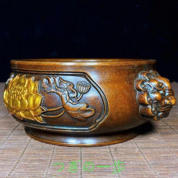 銅 細工 香炉 蓮蓬香炉 茶道具 香道具 装飾品 工芸品 置物 銅器 香炉 手