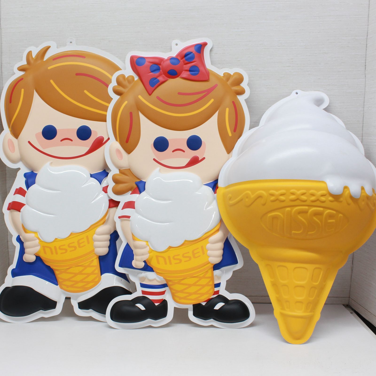 ☆317 ニッセイ ニックン セイチャン 壁掛け 看板 - メルカリ