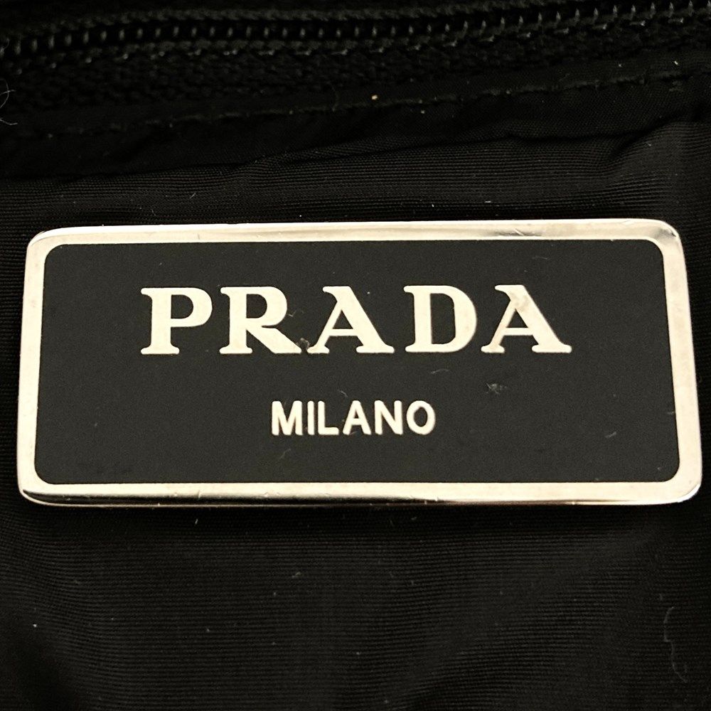 レア／PRADA プラダ エコバッグ ハート ブラック/レッド 黒/赤