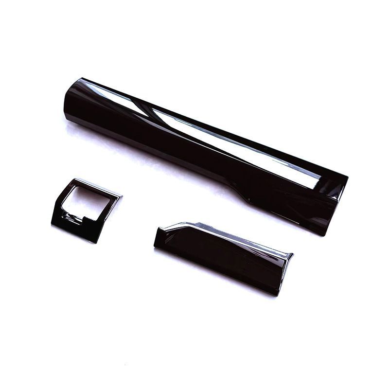 ダイハツMOVE 25系 設計 インテリア装飾パネル セット ピアノブラック カーボン調 中央コンソール メーターパネル 電子パーキング枠