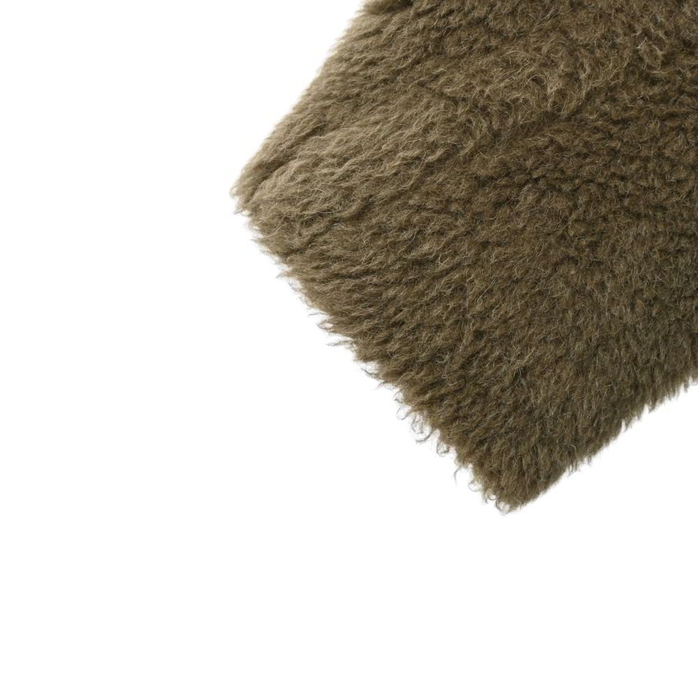 【美品✨】MaxMara 銀タグ シャギーコート アルパカ混 テディ36 レッド 美品✨】MaxMara 銀タグ シャギーコート アルパカ混 テディ36 レッド