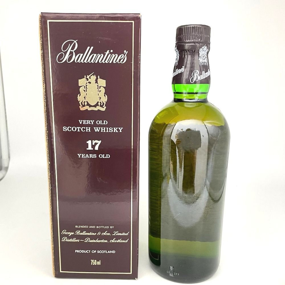 バランタイン17年　青青紋章　スコッチウィスキー750㎖　43度　未開栓 バランタイン (Ballantine's) スコッチ 青青旗紋章 750ml 17年