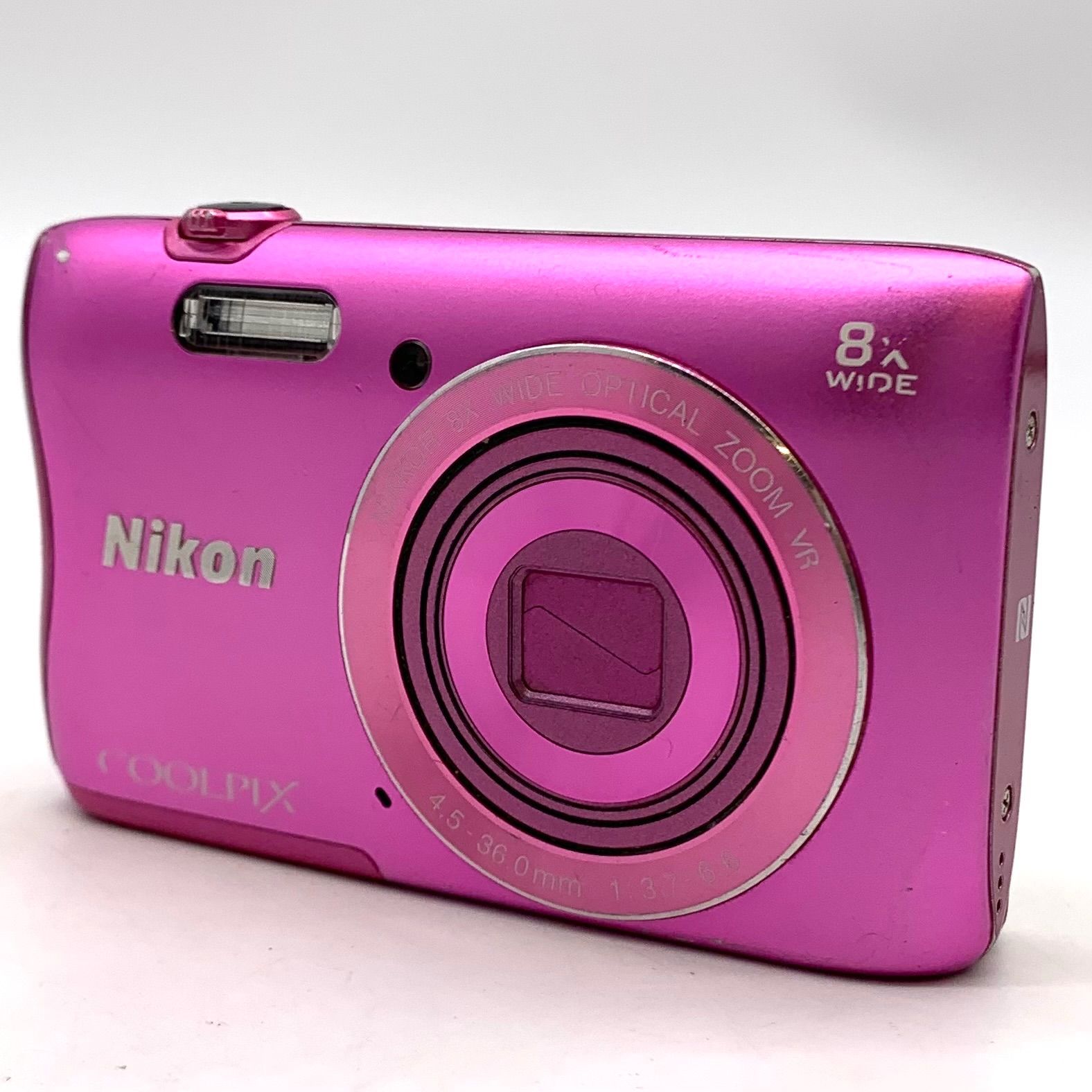 動作未確認】Nikon デジタルカメラ COOLPIX S3700 ピンク - メルカリ
