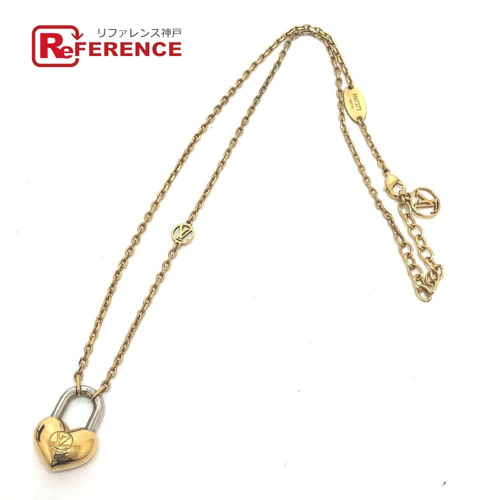 LOUIS VUITTONコリエクレイジーハートインロックネックレス