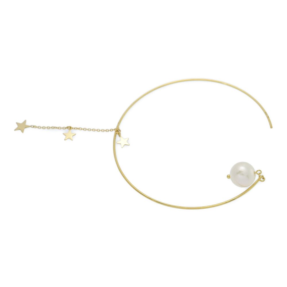 7mm/STAR JEWELRY スタージュエリー スターモチーフ・フープ・アコヤ