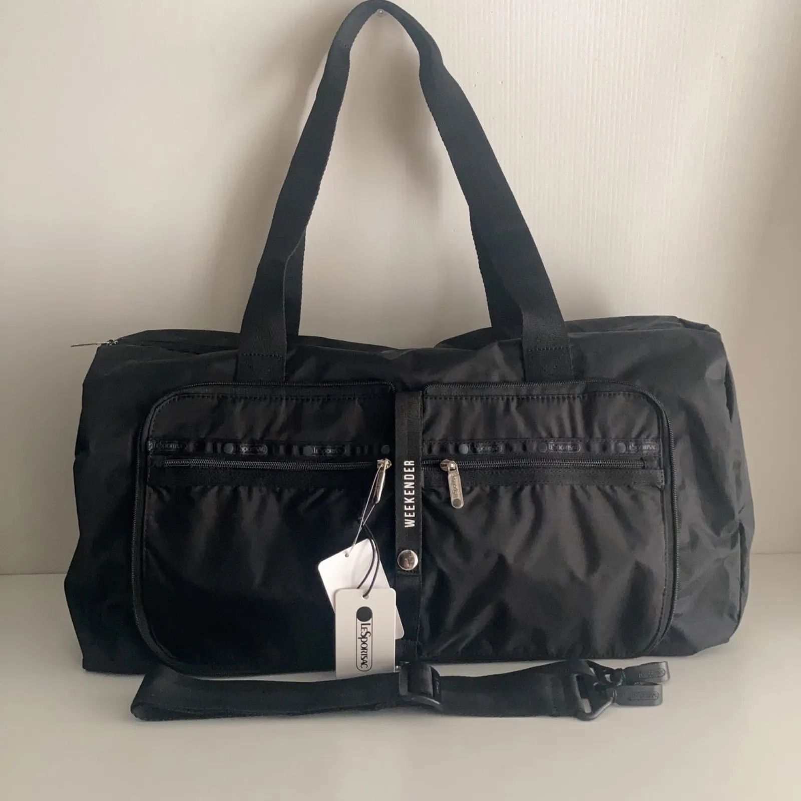 レスポートサック　ボストンバッグ　ショルダーバッグ　黒　ブラック　2way LeSportsac - レスポートサック ボストンバッグ 2way ショルダー