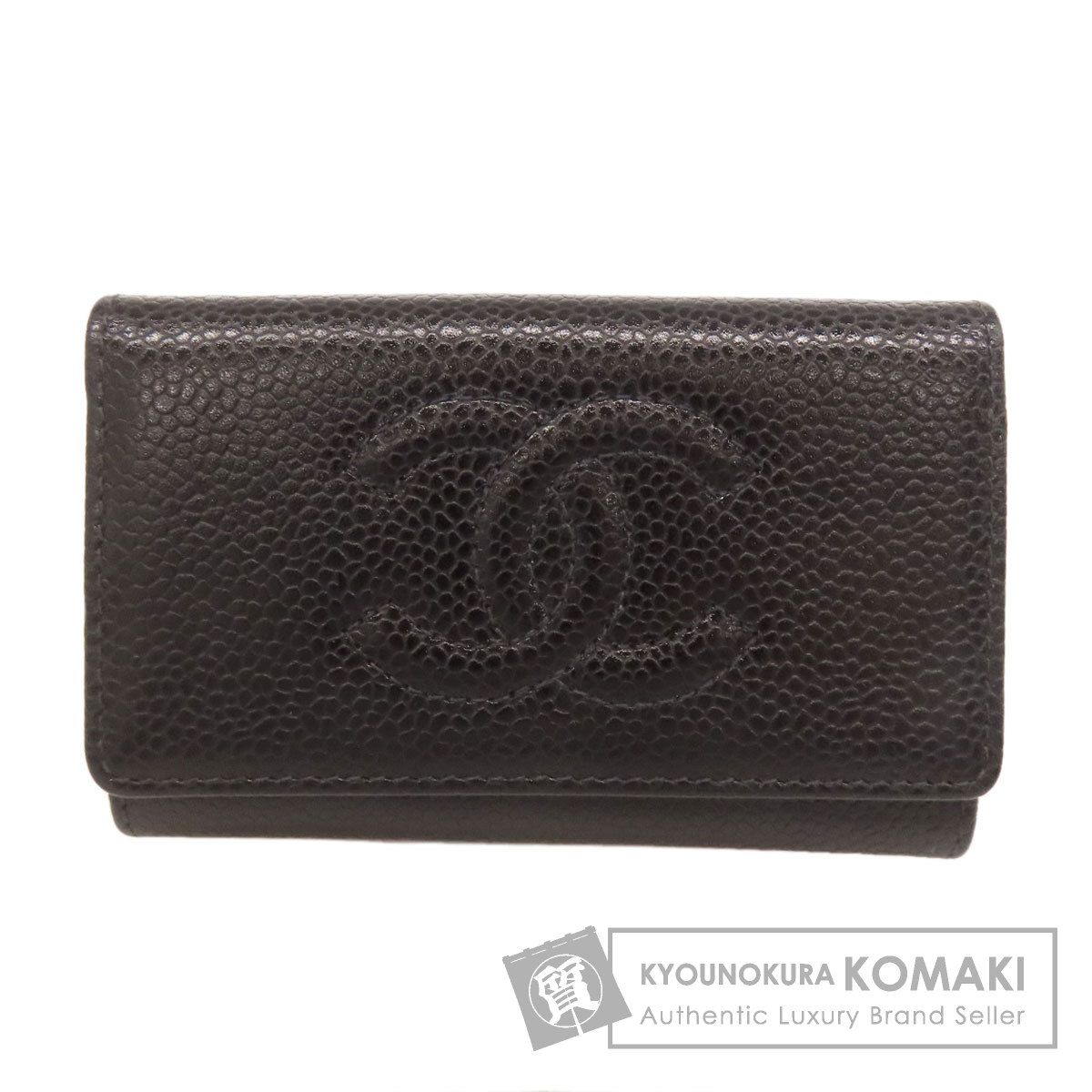 CHANEL シャネル ココマーク ゴールド金具 キーケース グレインド カーフスキン レディース
