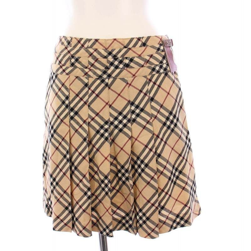 BURBERRY BLUE LABEL ノバチェック　プリーツミニスカート BURBERRY BLUE LABEL（ミニスカート）のフリマアイテム一覧